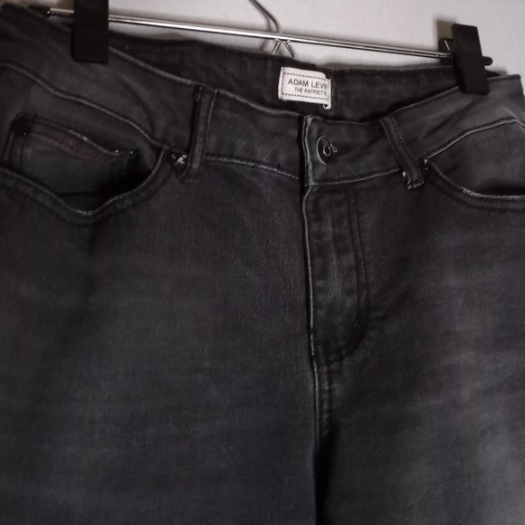 Adam Levine The Patriette Charcoal Gray Denim Women's Jeans Sz. 7/8 - Picture 3 of 6